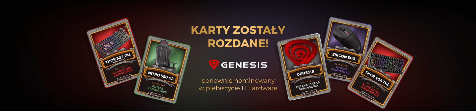 Гласувайте за GENESIS и спечелете награди в анкетата на ITHardware!