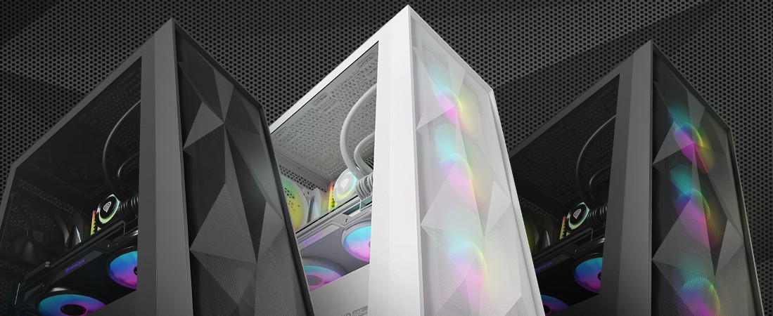 Компактните компютърни корпуси GENESIS Diaxid 605F и 605 ARGB вече се предлагат