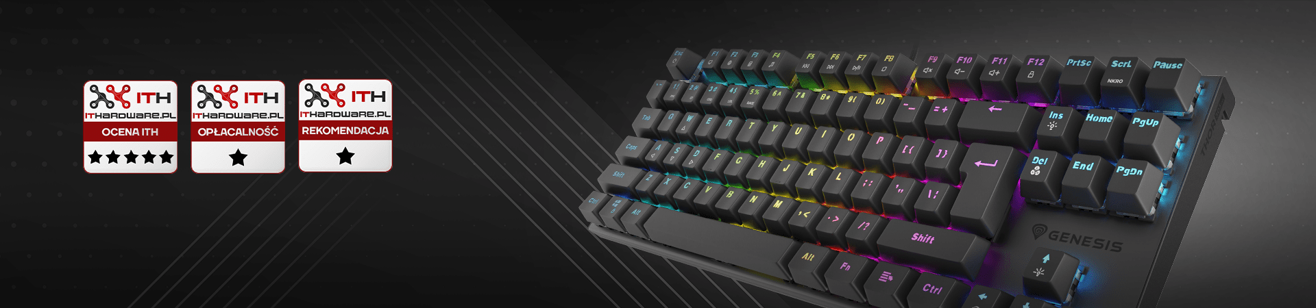 Genesis Thor 303 TKL Black с 3 награди от IThardware!