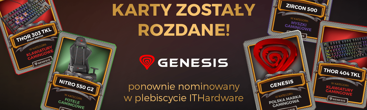 Гласувайте за GENESIS и спечелете награди в анкетата на ITHardware!
