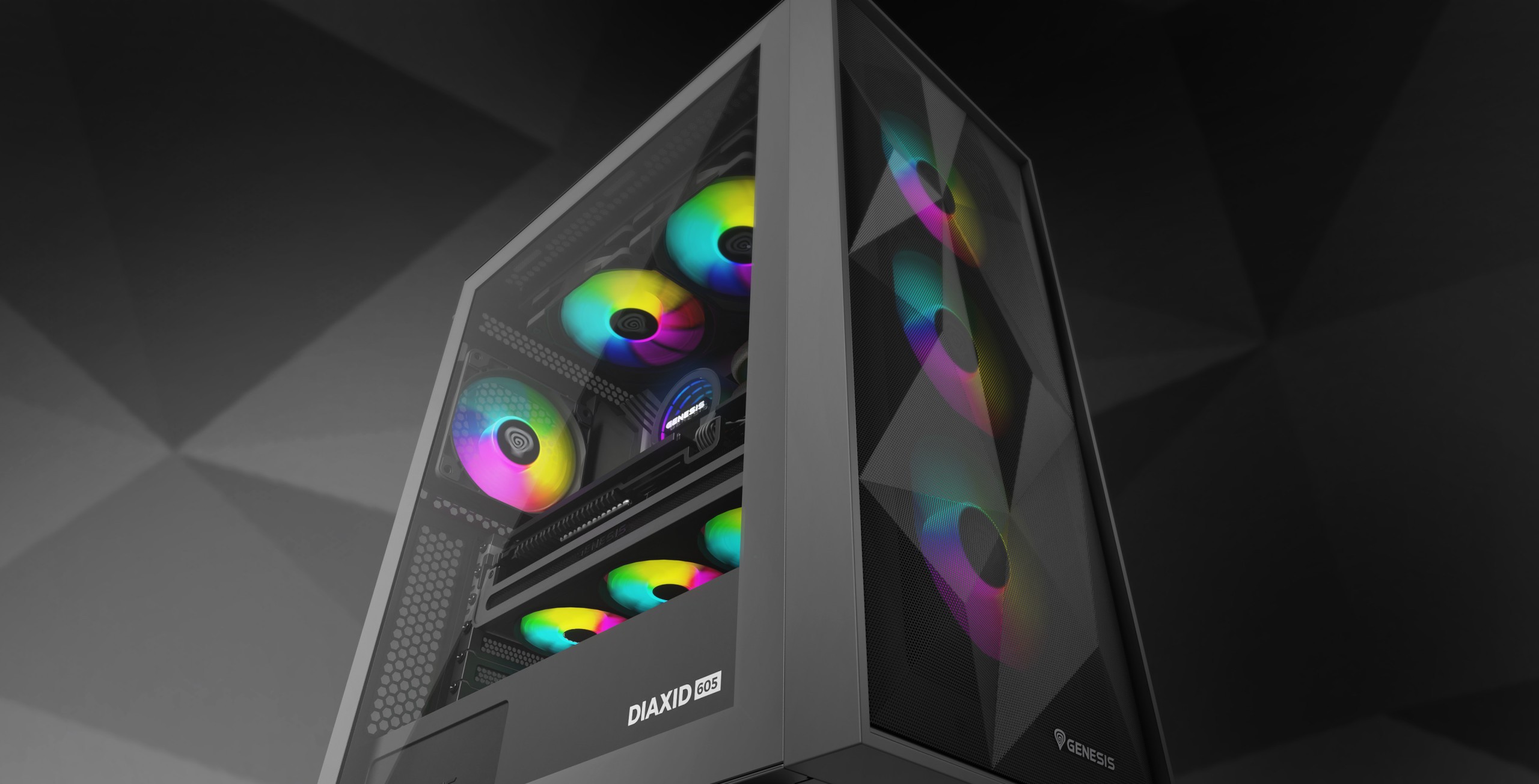 Genesis Diaxid 605 ARGB Черен