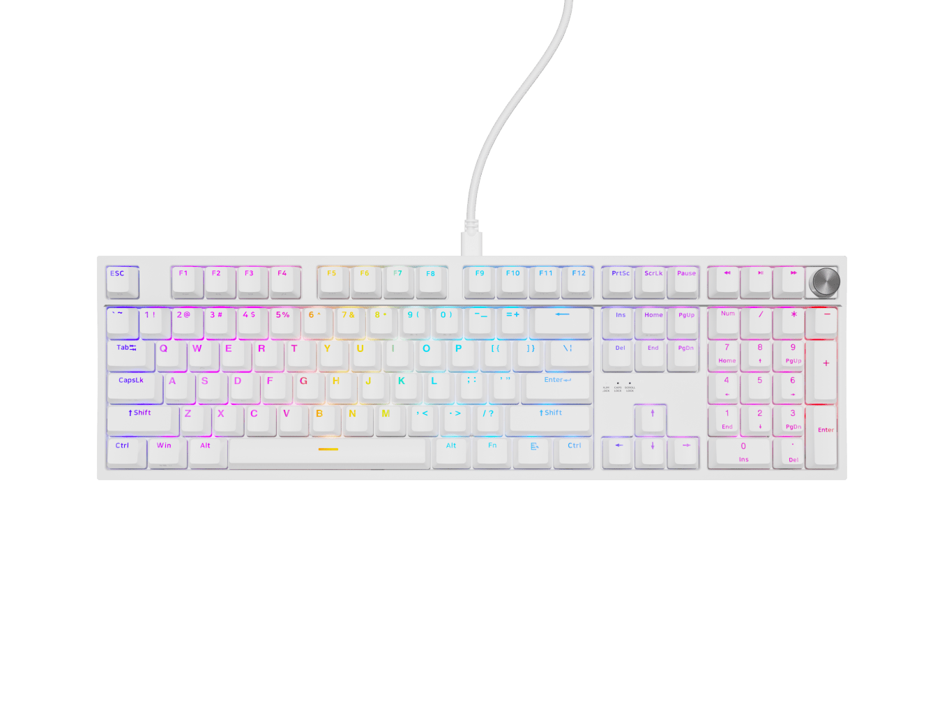Genesis Thor 404 БЯЛА (GATERON YELLOW PRO)