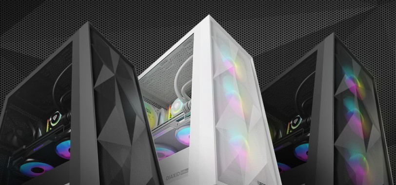 Компактните компютърни корпуси GENESIS Diaxid 605F и 605 ARGB вече се предлагат