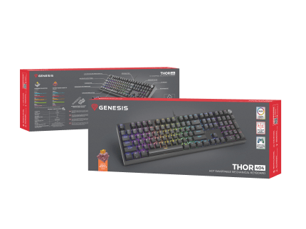 Genesis Thor 404 ЧЕРНА (OUTEMU PEACH SILENT V3)