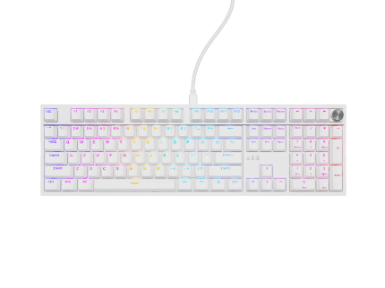 Genesis Thor 404 БЯЛА (GATERON YELLOW PRO)